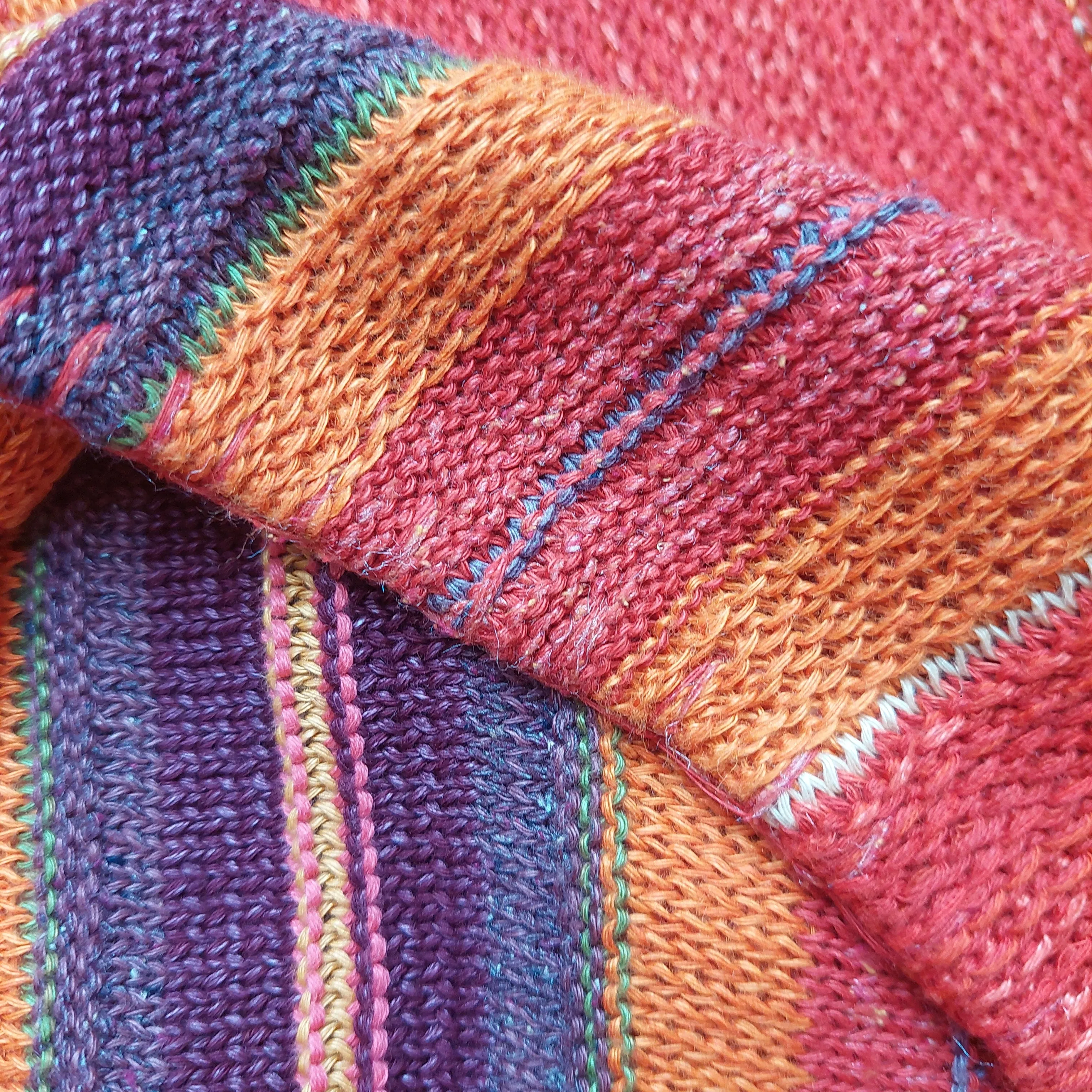 Ralph Lauren Multi-colored Knit Poncho Cover-up  | Pre Loved |