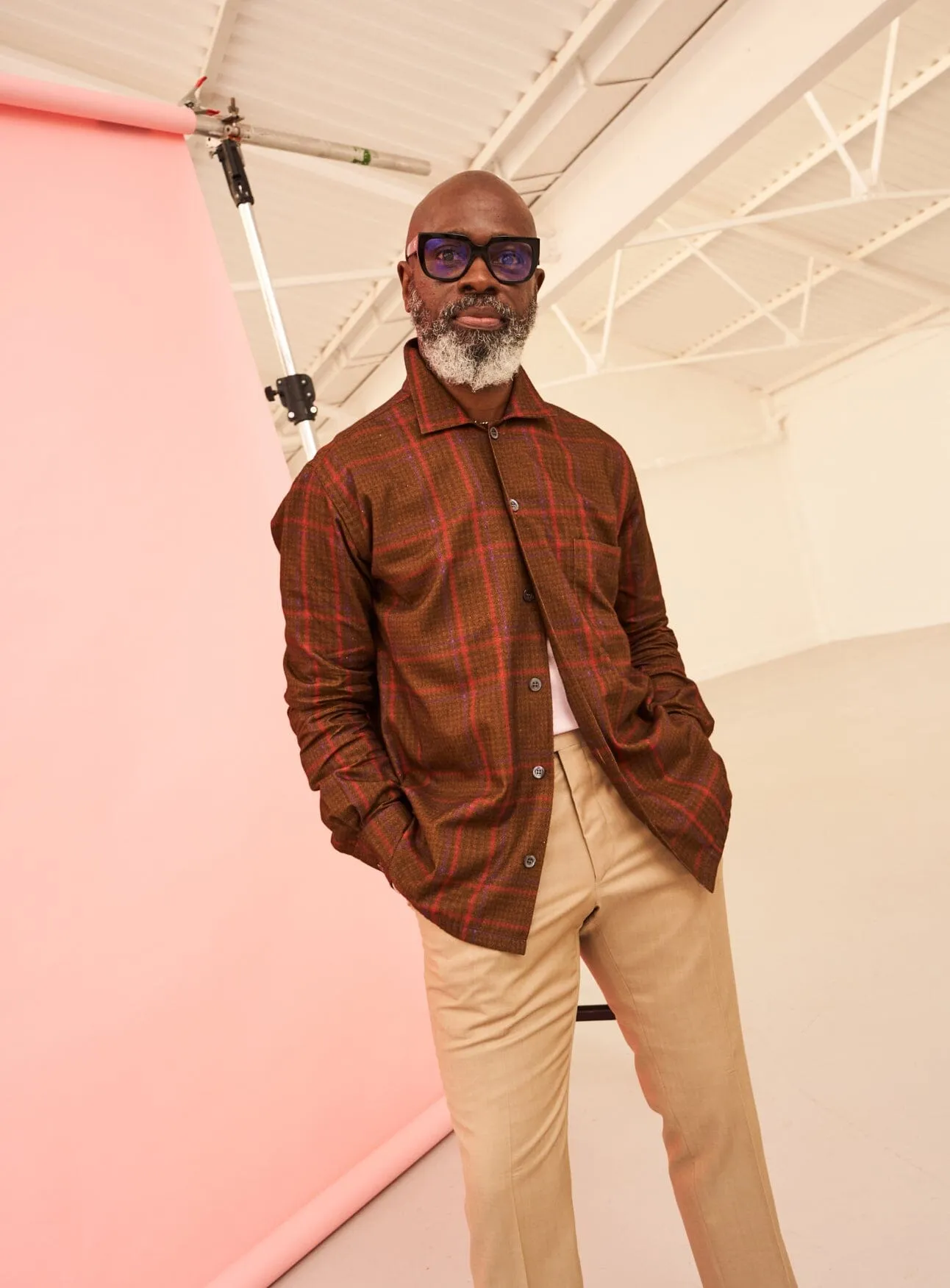 Recycled Flannel Chocolate Check Spitalfields Overshirt