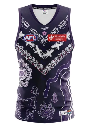 Sekem Fremantle Dockers 2023 Youth Indigenous Home Replica Jumper <br> 93F401Y01