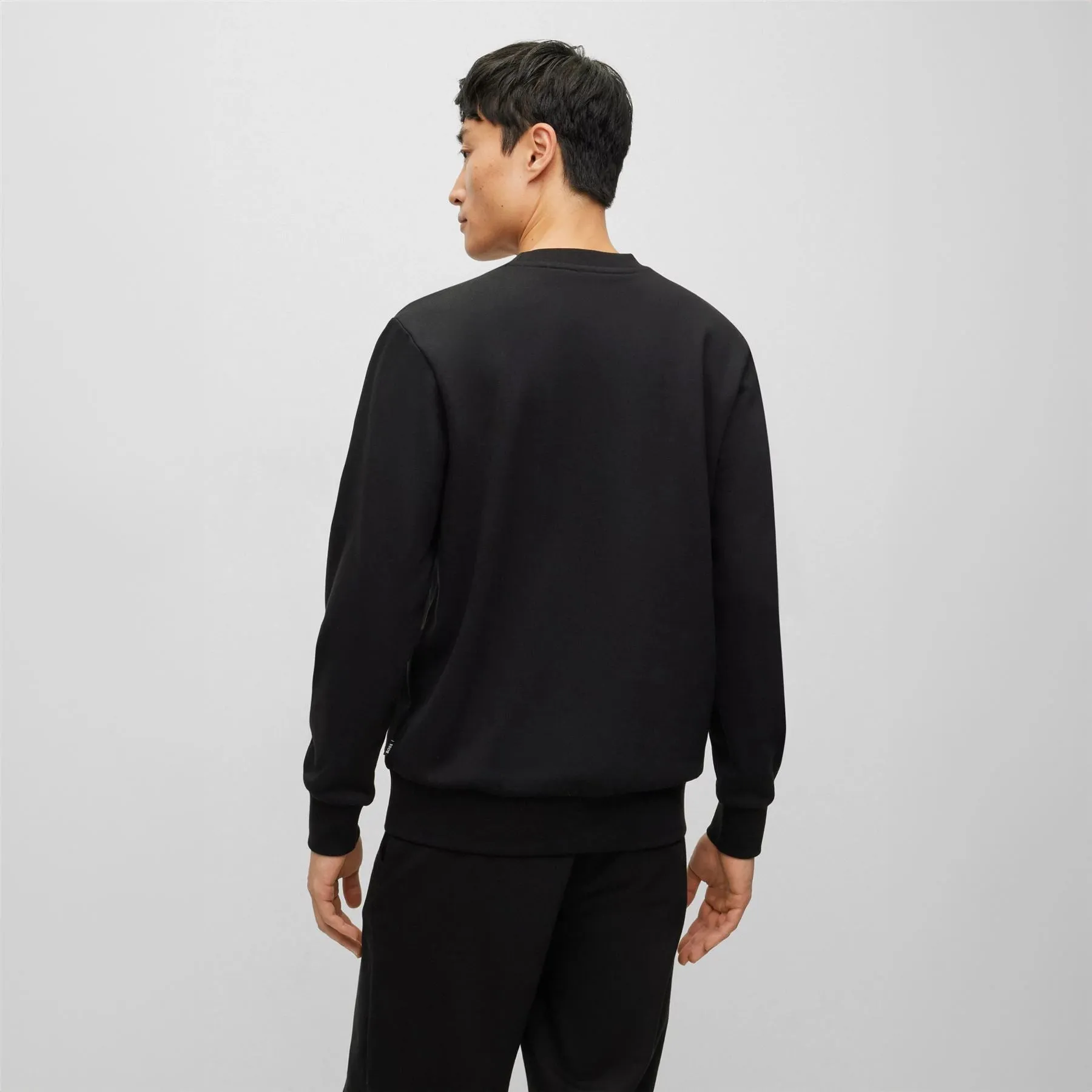 Soleri 06 Cotton Jersey Relaxed Fit Sweatshirt Black - W23