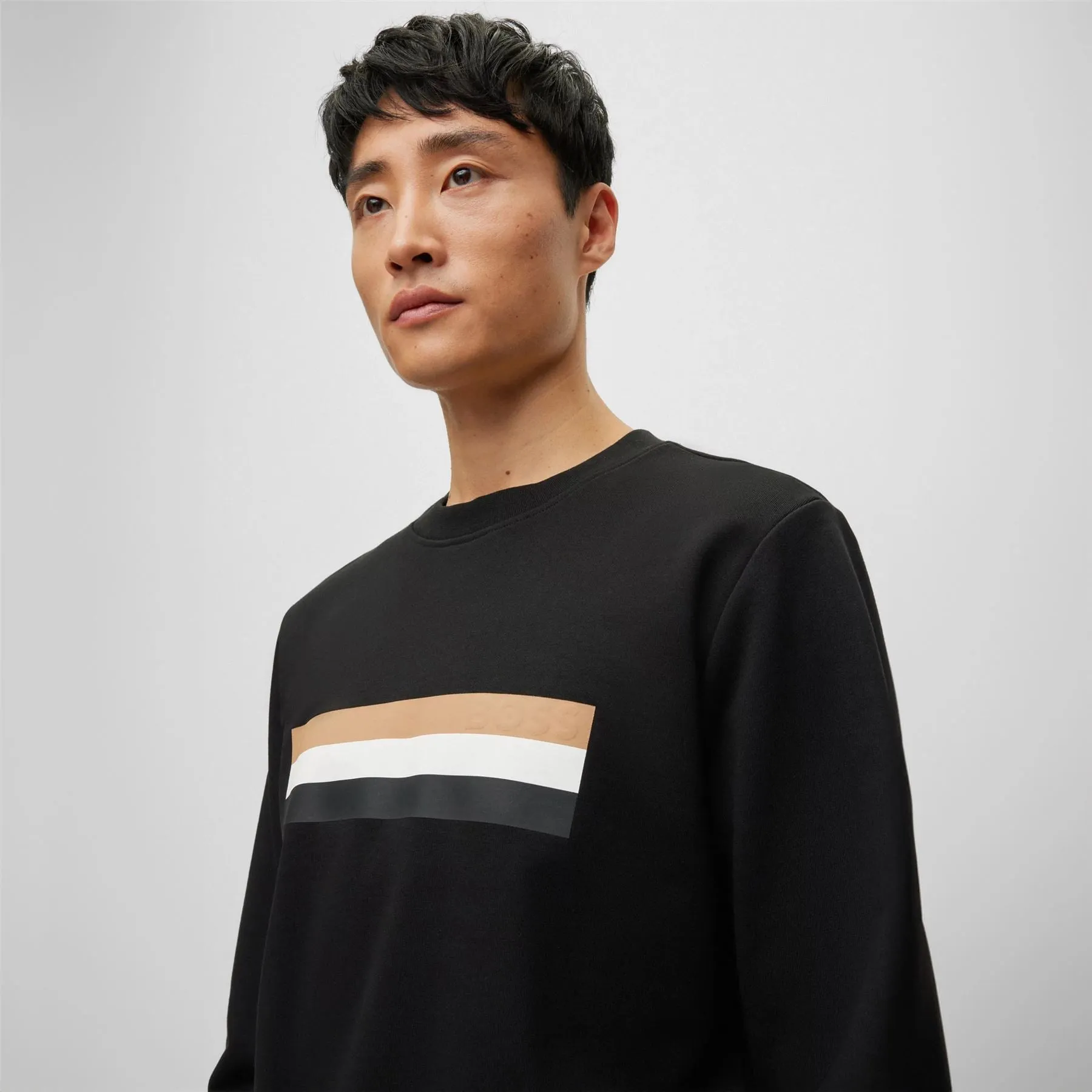 Soleri 06 Cotton Jersey Relaxed Fit Sweatshirt Black - W23