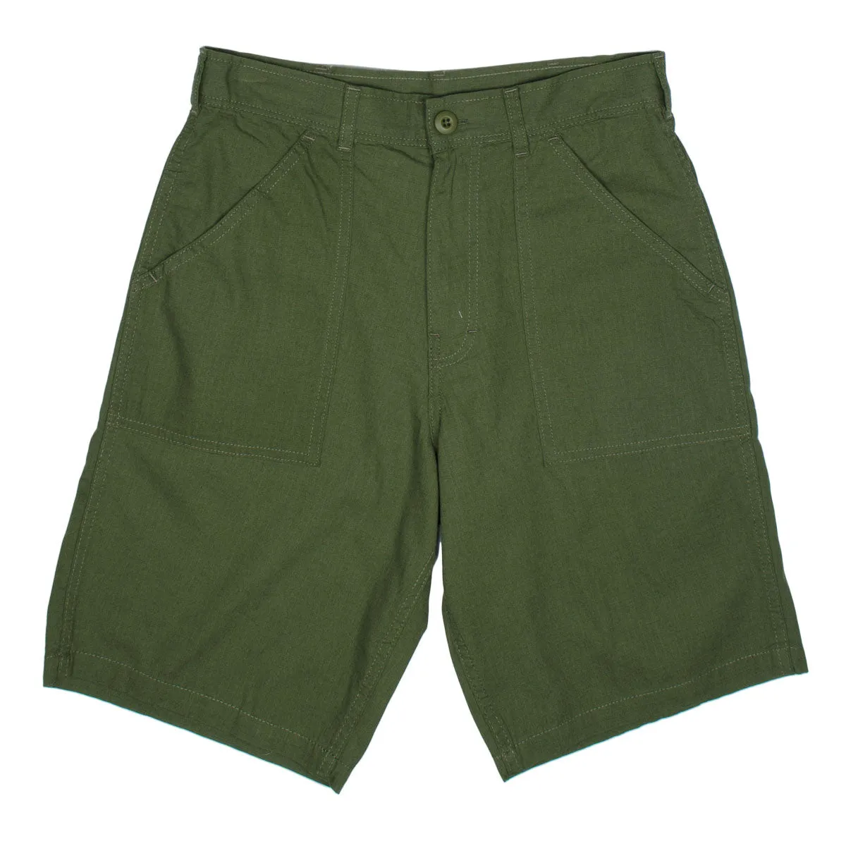 Stan Ray - Fatigue Short - Stonewashed Olive Ripstop