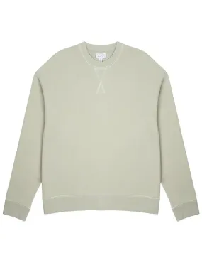 Sunspel Loopback Sweatshirt Pistachio