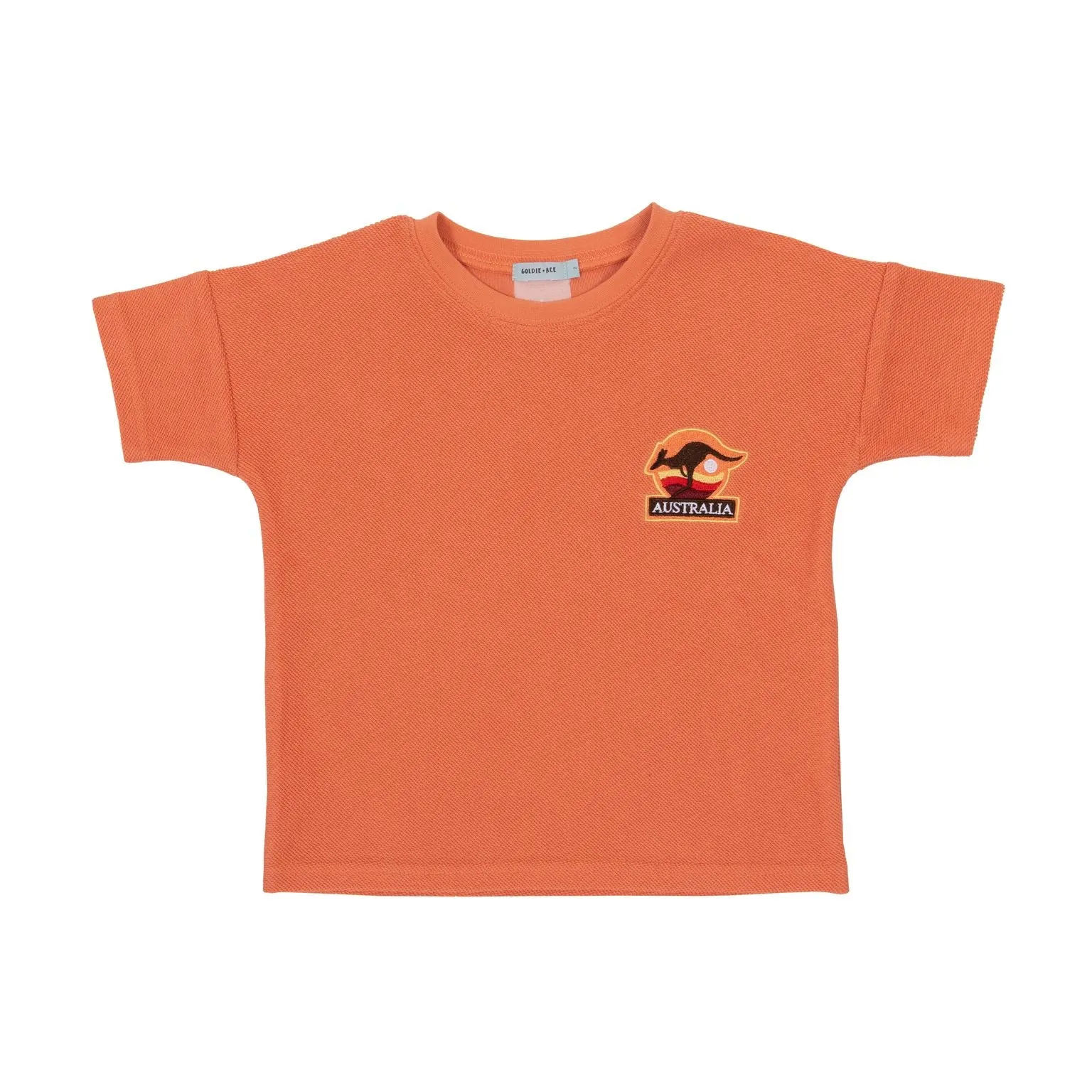 Terry Towelling Tee, Flamingo