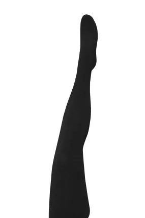 Tightology - Luxe Black Merino Wool Tights