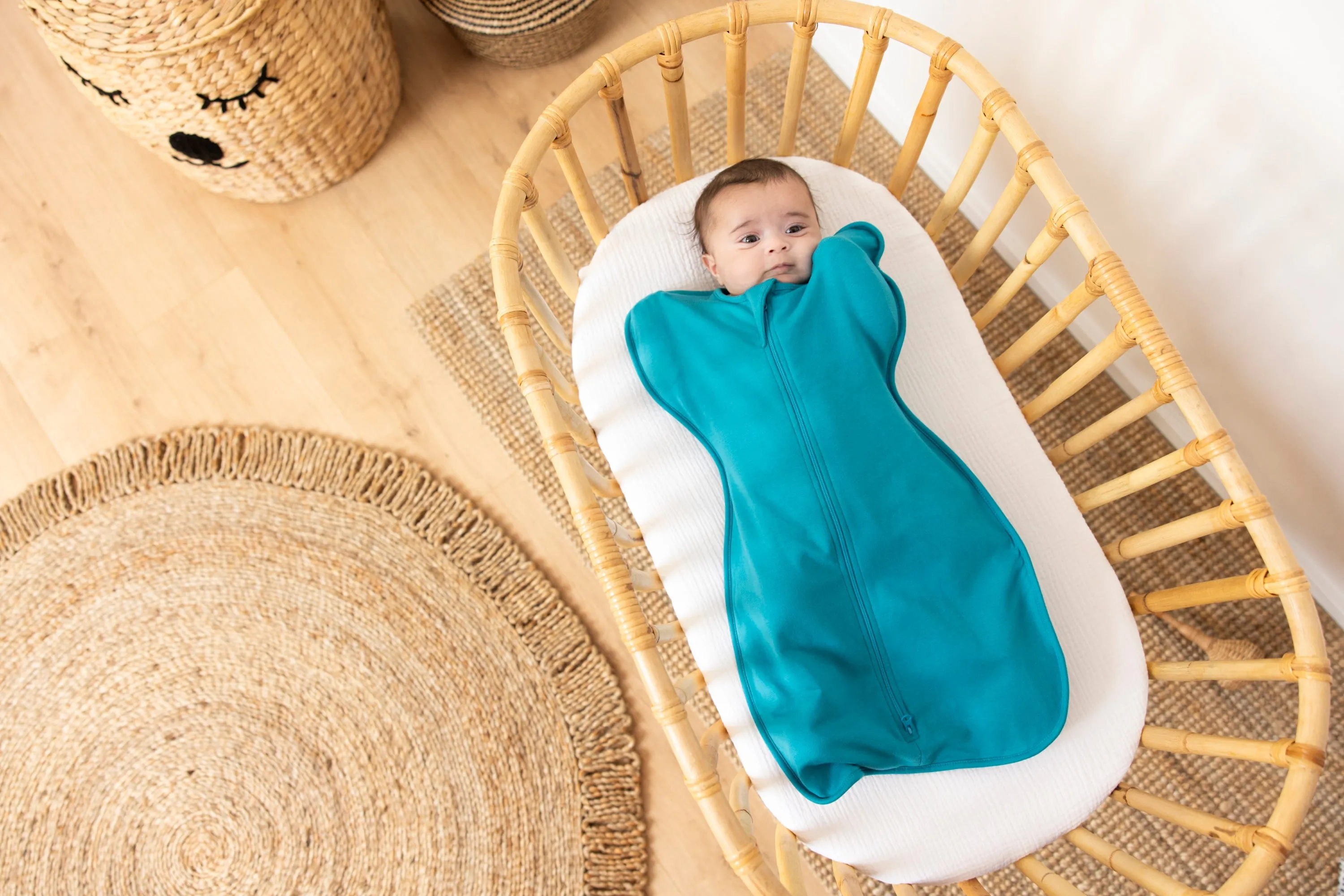 Tilouco Organic Cotton Soothing Baby Swaddle