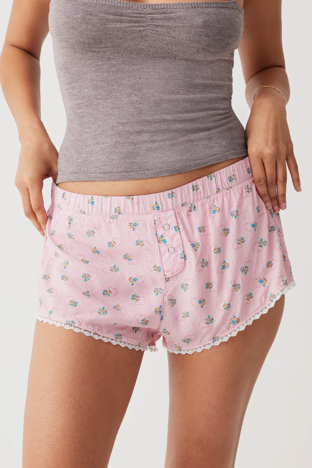 Tinsley Mini Boxer Short - Sweetheart Stripe