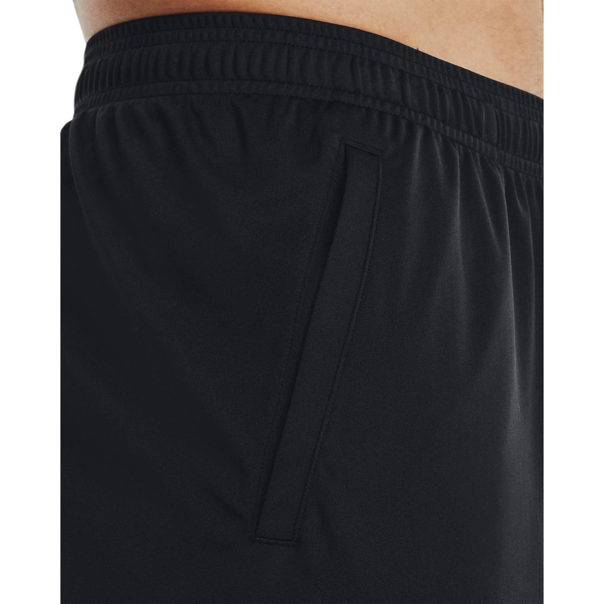 Under Armour Tech Wordmark Graphic Mens Training Shorts - Black