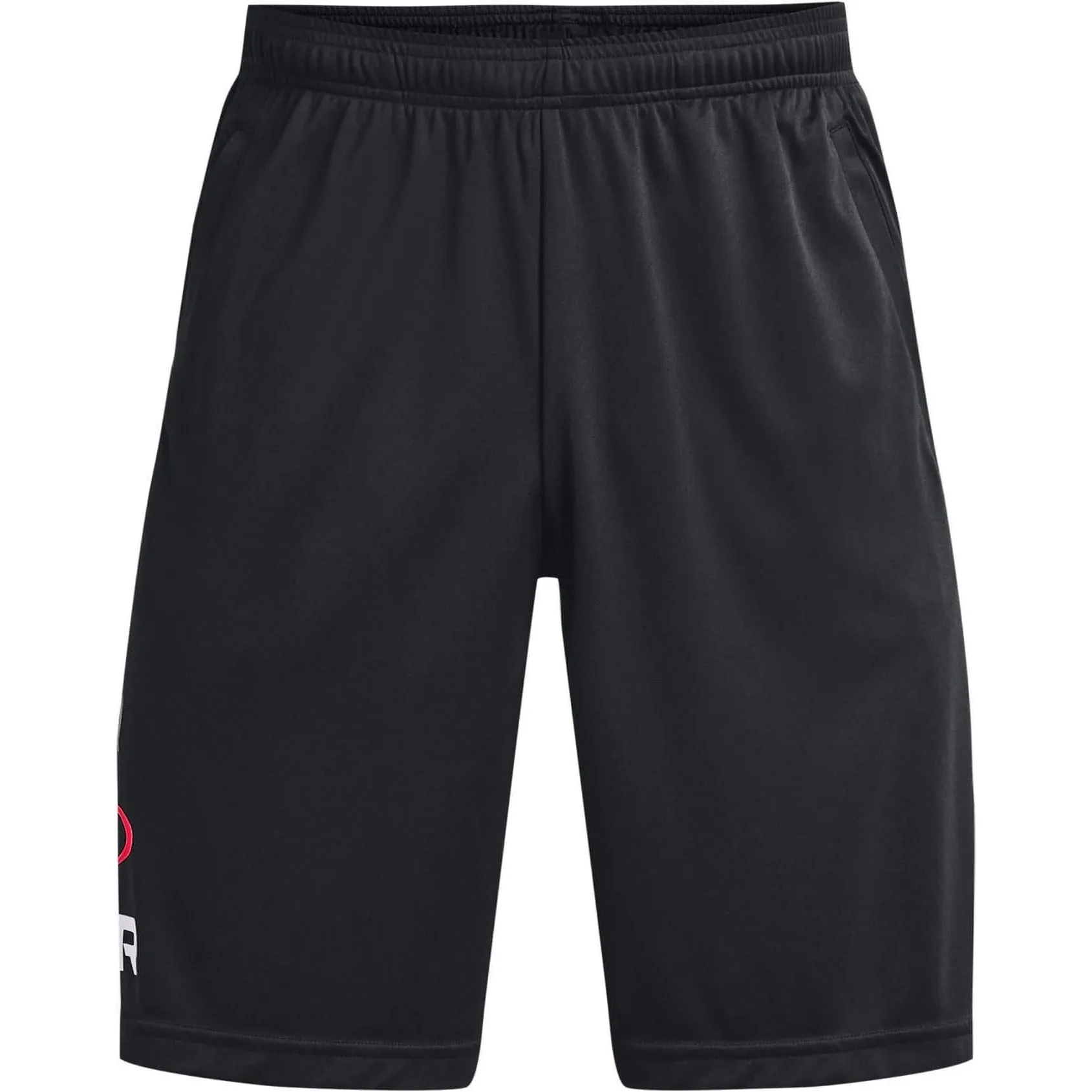 Under Armour Tech Wordmark Graphic Mens Training Shorts - Black