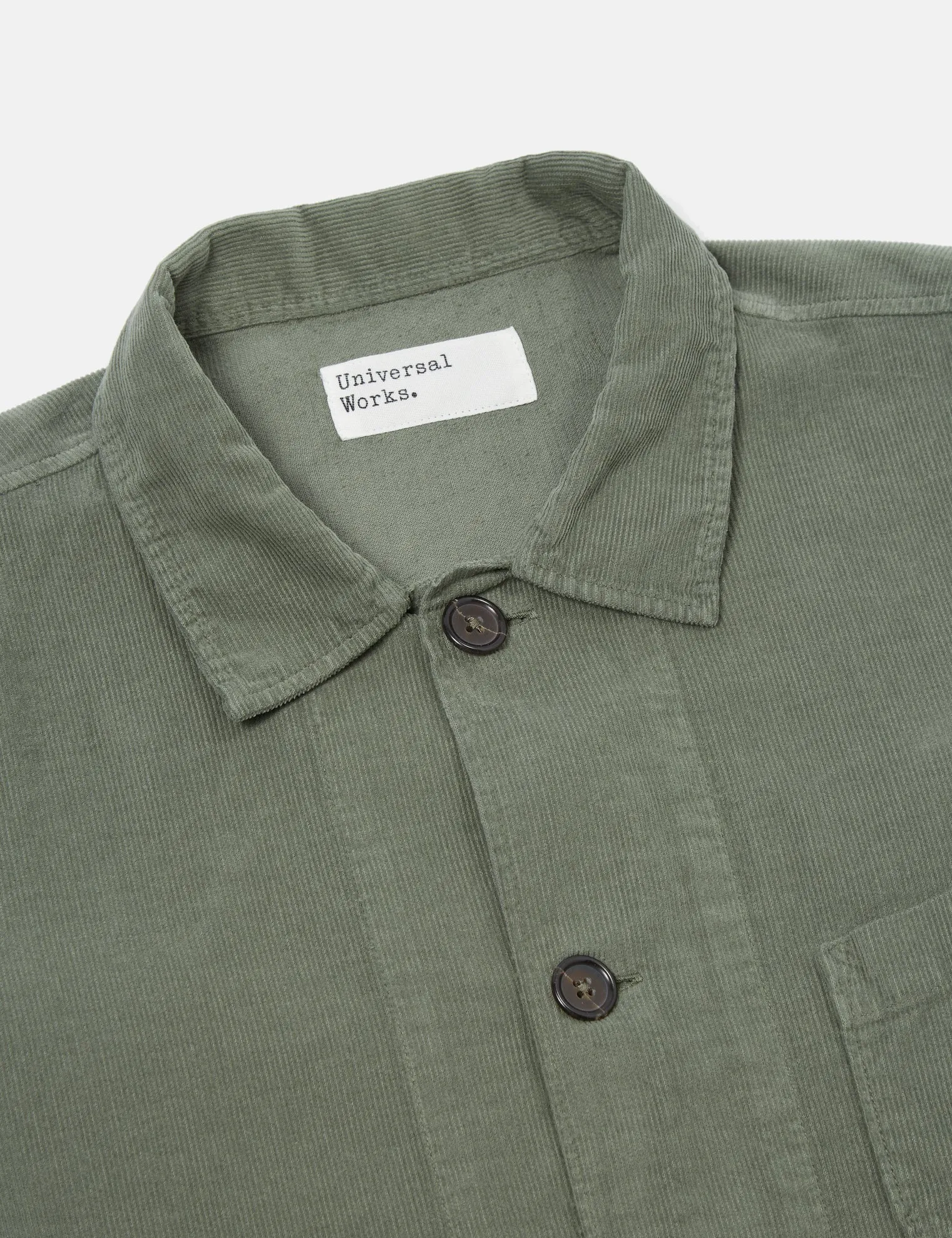 Universal Works Bakers Overshirt - Green