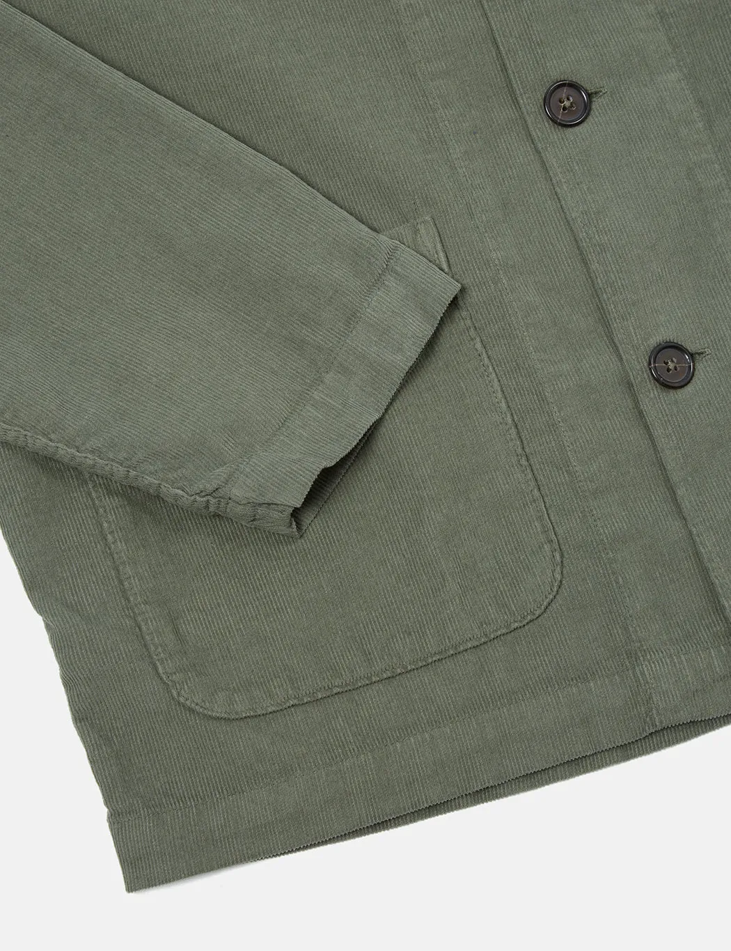 Universal Works Bakers Overshirt - Green