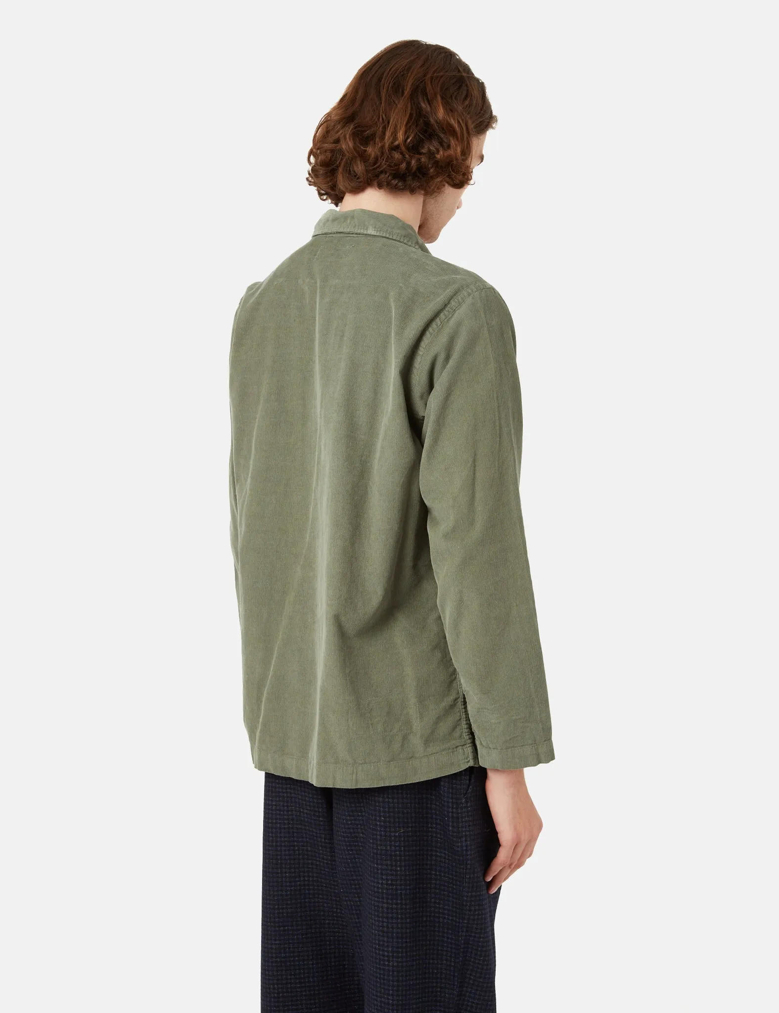 Universal Works Bakers Overshirt - Green