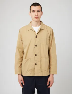 Universal Works Bakers Overshirt - Sand