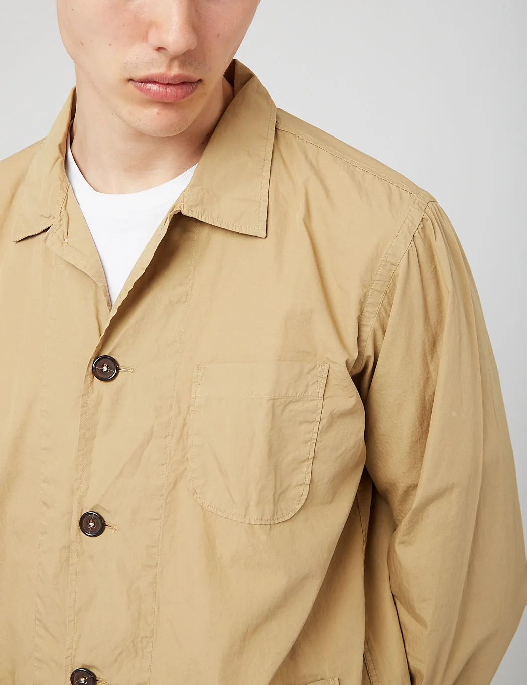 Universal Works Bakers Overshirt - Sand