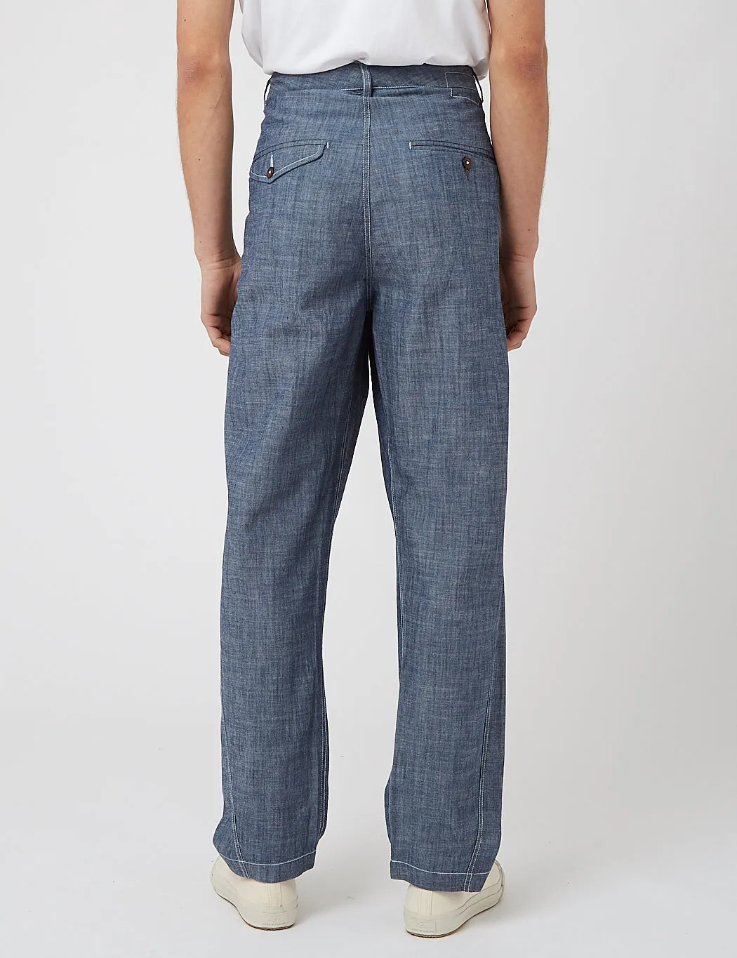 Universal Works Bakers Pant - Chambray Indigo