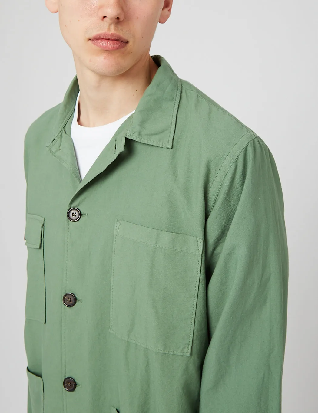 Universal Works Dockside Overshirt - Green