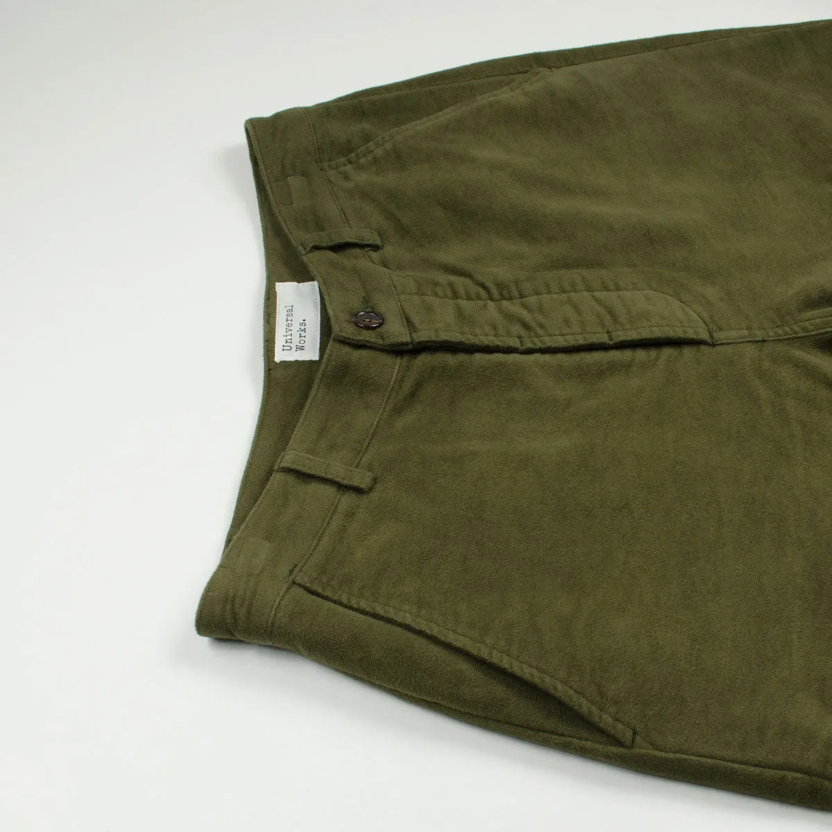 Universal Works - Military Chino Moleskin - Moss