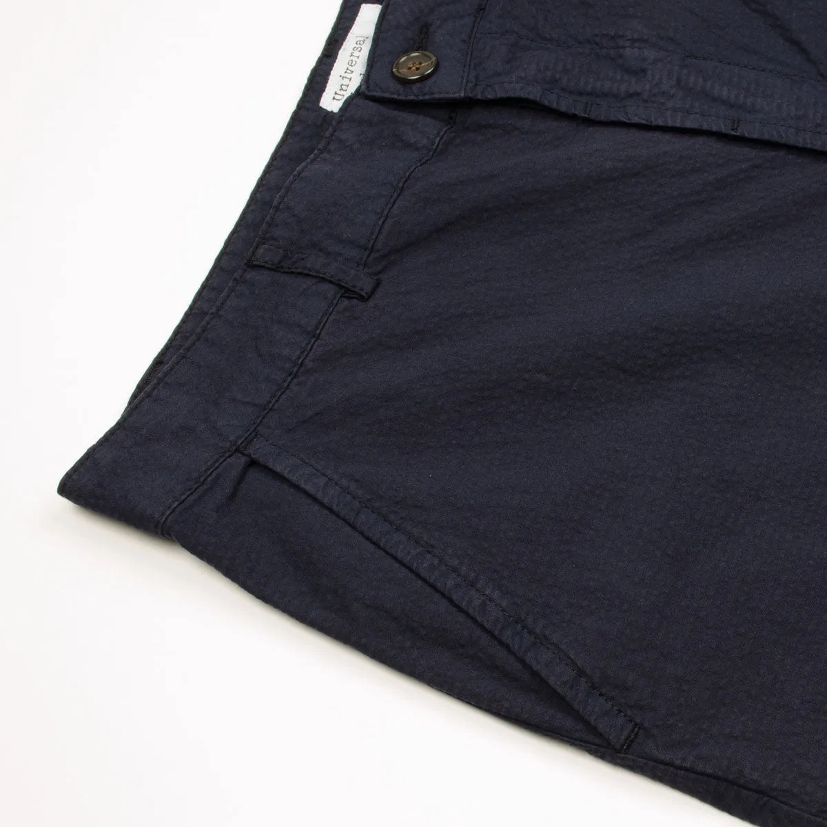 Universal Works - Military Chino Seersucker II - Navy