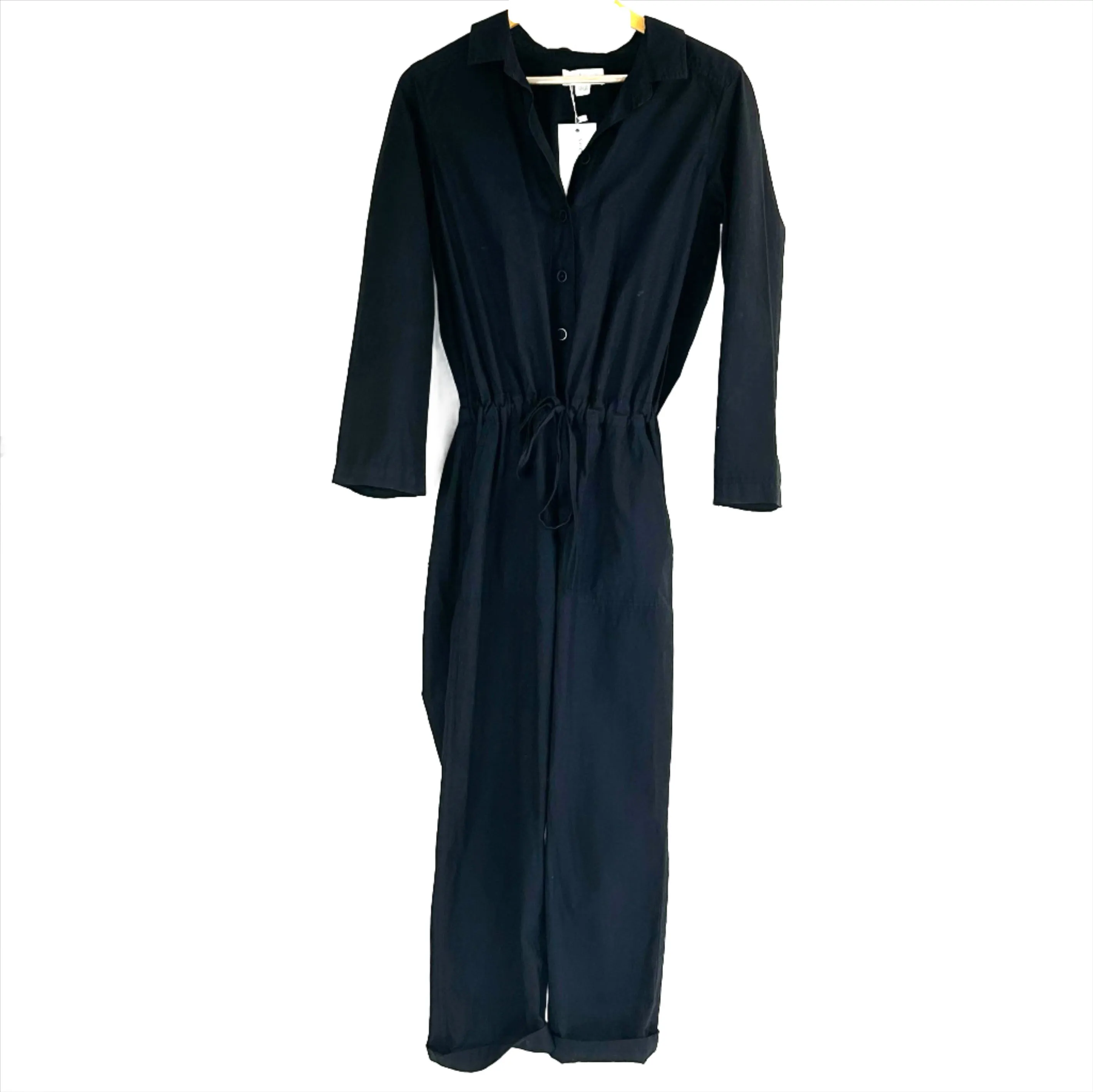 Velvet Navy Cotton Boilersuit S