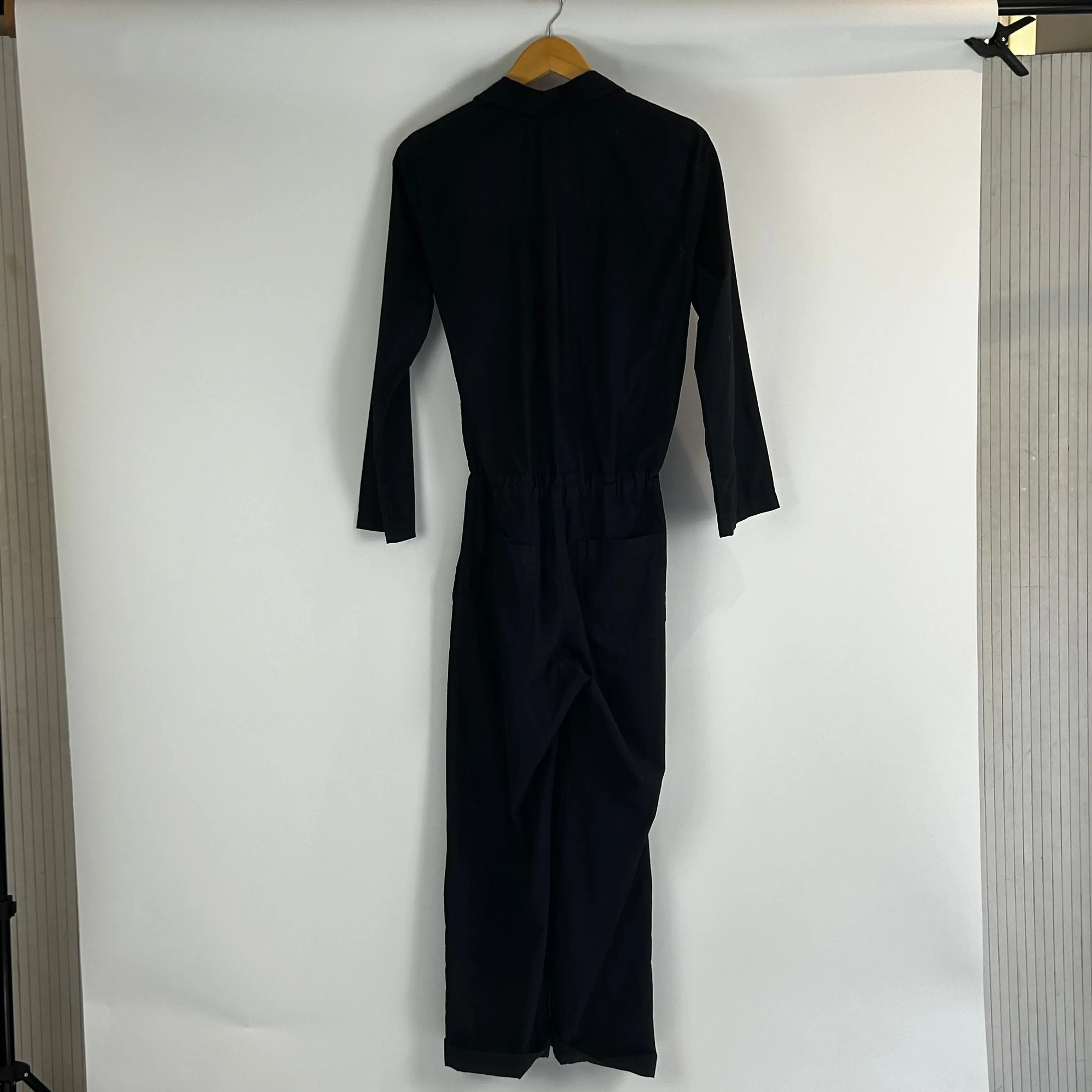 Velvet Navy Cotton Boilersuit S