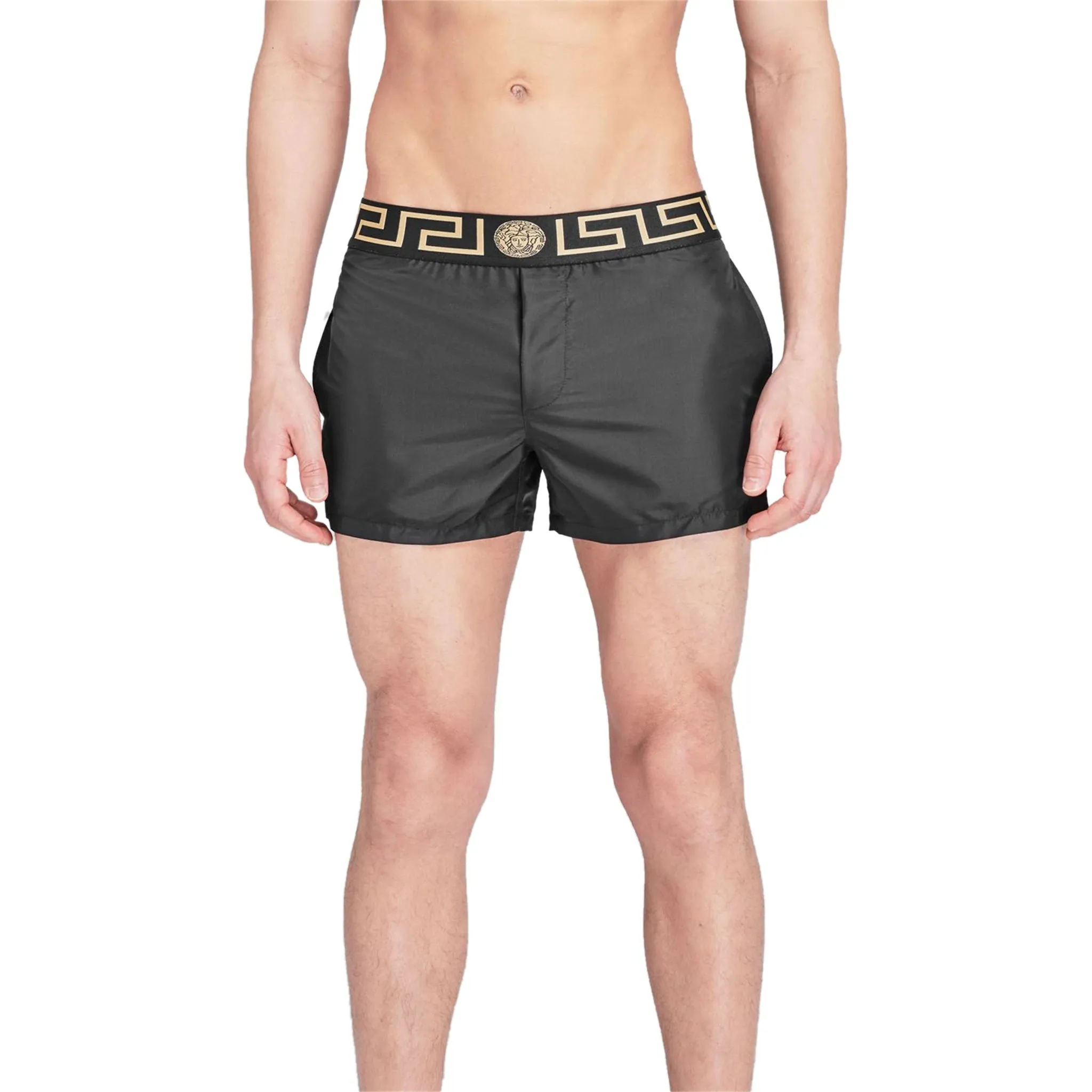 Versace Logo Swimming Shorts Black