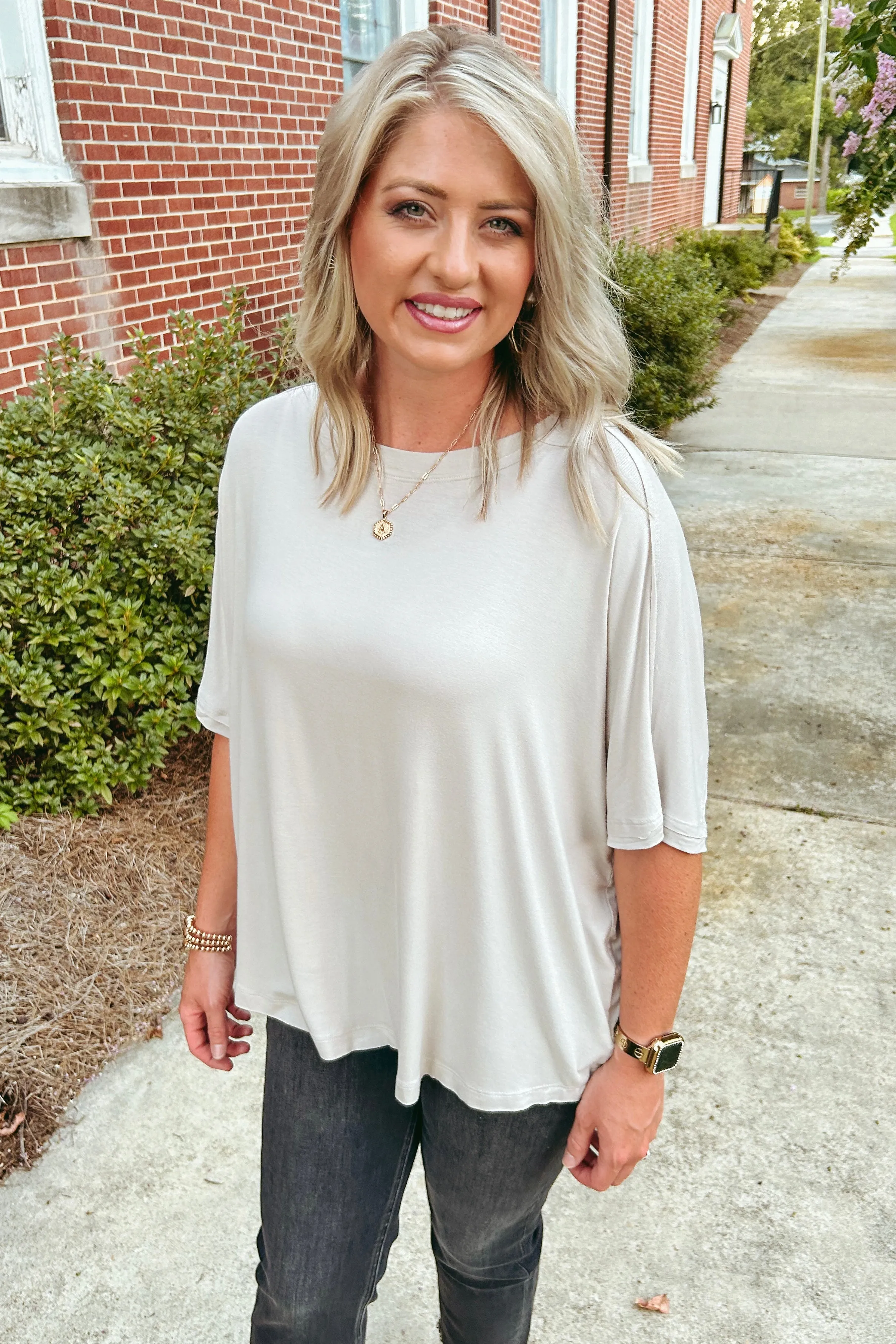 White Casual Tee