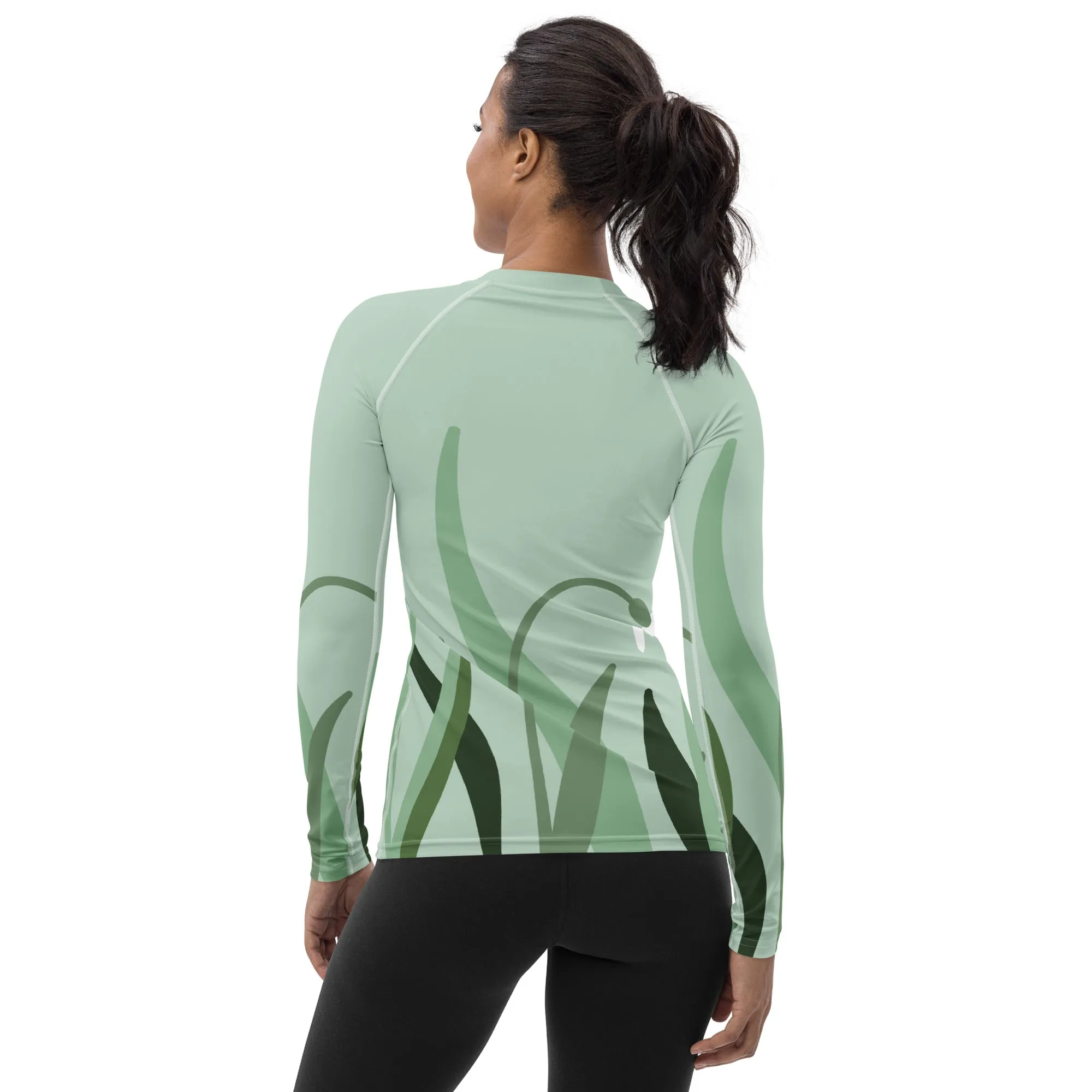 Women's Floral Rash Guard